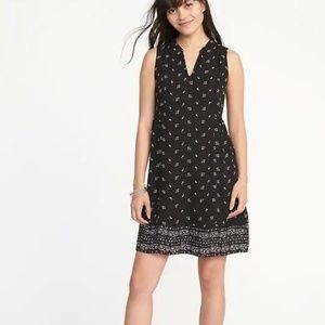 Old Navy Floral-Print Georgette Swing Dress Size S